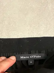 Vorschaubild 3 von Stoffhose Damen Gr. 34 Schwarz Business Baumwolle Viskose
