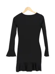 Vorschaubild 2 von Cocktailkleid Damen 34/XS Schwarz Feminin Modern Rüschen