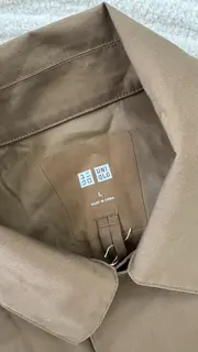 Vorschaubild 2 von Übergangsmantel Herren Gr. L Beige Minimalistisch Baumwolle
