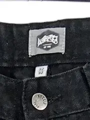Vorschaubild 5 von Ozzy Herren Jeans Straight Leg Hose 32x32 Schwarz Streetwear
