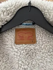 Vorschaubild 3 von Damen Jeansjacke Sherpa-Futter Blau Gr. S