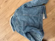 Vorschaubild 2 von Damen Jeansjacke Sherpa-Futter Blau Gr. S
