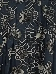 Vorschaubild 4 von Damen Faltenrock Gr. 34;XS Schwarz Grafisch Casual Minirock