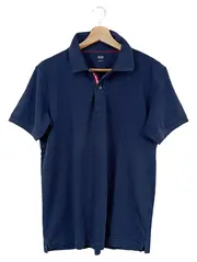 Vorschaubild 1 von Herren Poloshirt L Blau Basic Kurzarm