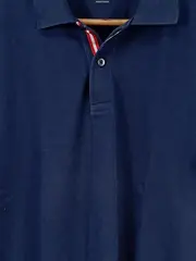 Vorschaubild 3 von Herren Poloshirt L Blau Basic Kurzarm