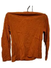Vorschaubild 2 von Jungen Langarmshirt Orange Gr. 128 mit Pailletten Fahrrad Motiv Casual