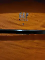 Vorschaubild 3 von Jungen Langarmshirt Orange Gr. 128 mit Pailletten Fahrrad Motiv Casual