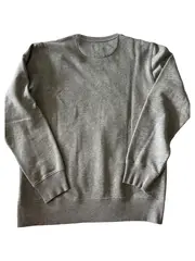 Vorschaubild 2 von Herren Sweatshirt Grau L Logo-Print Baumwolle Polyester