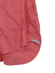 Vorschaubild 2 von Herren Leinen Hemd Kurzarm Rot XL Casual Freizeit