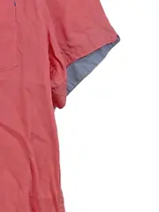 Vorschaubild 3 von Herren Leinen Hemd Kurzarm Rot XL Casual Freizeit