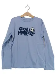 Vorschaubild 1 von Kinder Langarmshirt Goal Maker Fußball Gr. 128/134 Blau