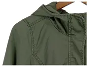 Vorschaubild 3 von Damen Parka Jacke Gr. 34/XS Oliv Casual Leichte Übergangsjacke