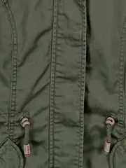 Vorschaubild 5 von Damen Parka Jacke Gr. 34/XS Oliv Casual Leichte Übergangsjacke