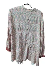 Vorschaubild 2 von Damen Strickjacke Kimono-Stil Gr. M Mehrfarbig Casual