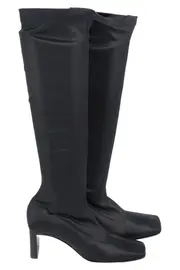 Vorschaubild 1 von Damen Stiefel 36 Schwarz Elegant Stretch Overknee Blockabsatz