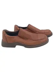 Vorschaubild 2 von Antistress Herren Slipper Leder Braun Gr. 41 Comfort Schuhe