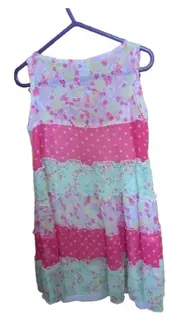 Vorschaubild 2 von Kiki&Koko Mädchen Sommerkleid Gr. 104 Mehrfarbig Blumenmuster Rüschen