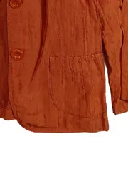 Vorschaubild 7 von TAIFUN Collection Damen Blazer Gr. 36 Orange Leinen Casual Jacke