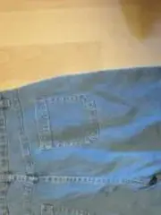 Vorschaubild 4 von Kinder Cargo Jeans Shorts Capri Hose Blau Gr. 164 Baumwolle