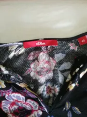 Vorschaubild 5 von Damen Hemdbluse Gr. 40 L Mehrfarbig Blumenmuster Casual Langarm Shirt