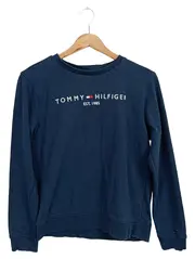 Vorschaubild 1 von Sweatshirt Kinder Gr. 164 Blau Logo Pullover Baumwolle