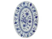 Vorschaubild 1 von Servierplatte Zwiebelmuster oval Porzellan Bavaria