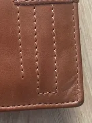 Vorschaubild 5 von Geldbörse Herren Leder Braun Business Portemonnaie Uni Logo