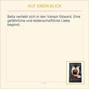 Vorschaubild 2 von Twilight Biss zum Morgengrauen Stephenie Meyer Fantasy Liebesroman Deutsch