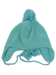 Vorschaubild 1 von Inkamütze Bommel Türkis Gr. 53 Kinder 2-4 Jahre Fleece
