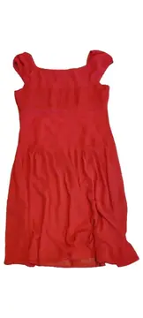 Vorschaubild 4 von Empirekleid Rot Gr. 40 Elegant Festlich Kurzarm Polyester