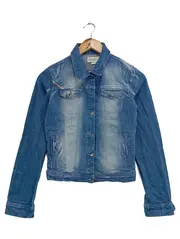 Vorschaubild 1 von Jeansjacke Damen 34/XS Blau Vintage Streetwear Denim Jacke