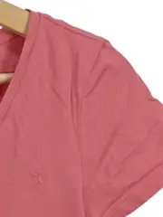 Vorschaubild 3 von EDC Damen T-Shirt V-Ausschnitt Basic Rosa Gr. 38