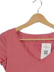 Vorschaubild 5 von EDC Damen T-Shirt V-Ausschnitt Basic Rosa Gr. 38