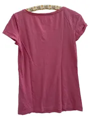Vorschaubild 2 von EDC Damen T-Shirt V-Ausschnitt Basic Rosa Gr. 38