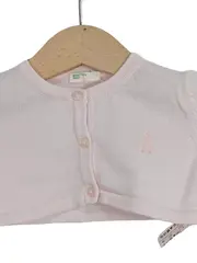 Vorschaubild 3 von BENETTON BABY Mädchen Bolero Strickjacke Gr. 74 Rosa Baumwolle Basic