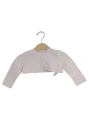 Vorschaubild 1 von BENETTON BABY Mädchen Bolero Strickjacke Gr. 74 Rosa Baumwolle Basic