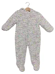 Vorschaubild 1 von Baby Schneeanzug Overall Blumenmuster Gr. 80