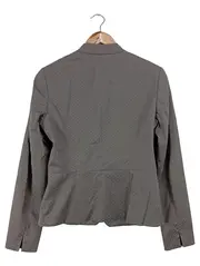 Vorschaubild 2 von Damen Blazer Gr. 40/L Grau Elegant Business Strukturmuster