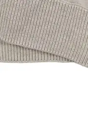 Vorschaubild 3 von Pullover Damen Beige Gr. 36/S Melierter Viskose Baumwolle Casual