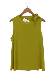 Vorschaubild 1 von Damen Top Shirt Grün Gr. 40 L mit Schleife Casual