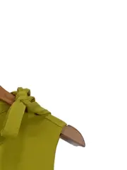 Vorschaubild 3 von Damen Top Shirt Grün Gr. 40 L mit Schleife Casual