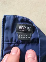 Vorschaubild 4 von Damen Bluse ärmellos Rüschen Blau Gr. 36 Elegant