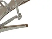 Vorschaubild 5 von Damen Sandaletten Silber Gr. 39 Elegant High Heels Plateau Party Schuhe