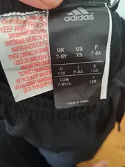 Vorschaubild 5 von Kinder Jogginghose Schwarz Gr. 128 Climalite Sporthose