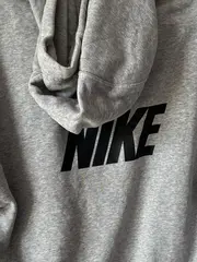 Vorschaubild 5 von Herren Kapuzenpullover Grau M Logo Streifen Sportlich Hoodie
