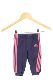 Vorschaubild 1 von Kinder Jogginghose Gr. 74 Blau 3 Streifen Logo Baumwolle