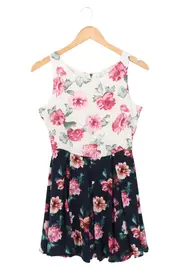 Vorschaubild 1 von Damen Freizeitkleid Blumenmuster Mehrfarbig Gr. 38/M