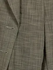 Vorschaubild 5 von Damen Hosenanzug Blazer Hose Gr. 40 Grau Business Anzug