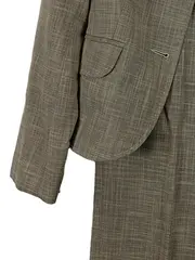 Vorschaubild 6 von Damen Hosenanzug Blazer Hose Gr. 40 Grau Business Anzug