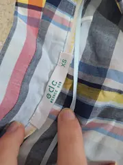 Vorschaubild 3 von EDC Damen Hemdbluse XS Mehrfarbig Kariert Ärmellos Casual